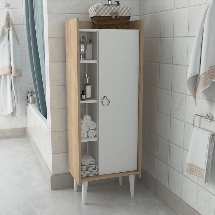 Hanah Home Lagomood Ruby Armario Multiusos Roble y Blanco